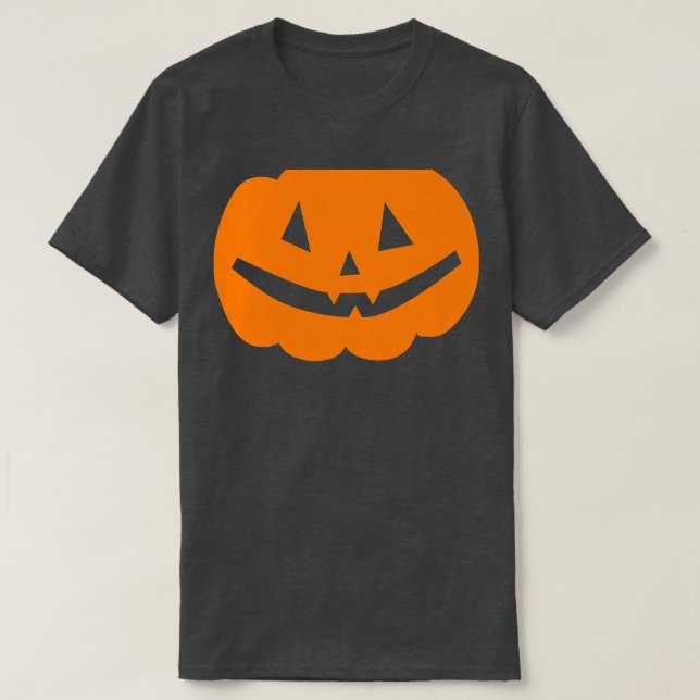 T-shirt Drôle Masque Visage Halloween 2 (Design devant)