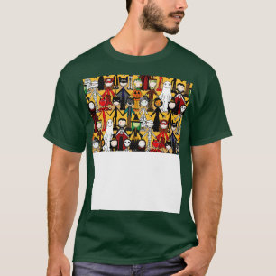 T-shirt Drôle Masque Visage Halloween 3