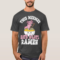 Drôle Meemee Ramen Axolotl Pun Ce Meemee Mange Un