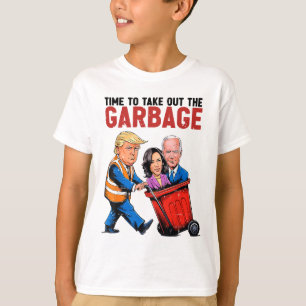 T-shirt Drôle Mega Trump Président 2024 Le Temps De Sortir
