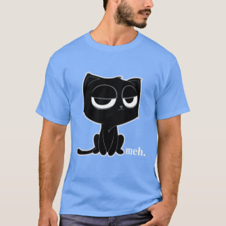 T-shirt Drôle Meh Chat non impressionné Chat garçon