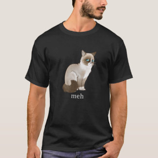 T-shirt Drôle Meh Chat Pour Amoureux de les chats