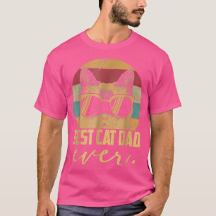 T-shirt Drôle Meilleur Chat Papa Jamais Amoureux des chats