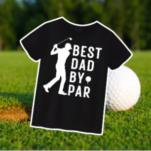 T-shirt Drôle Meilleur Papa Par Par Golf Fête des pères Me