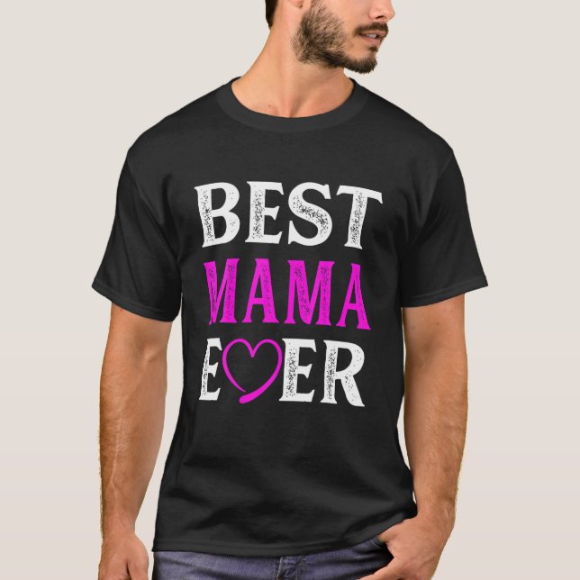 T-shirt Drôle Meilleure Maman Jamais Correspondant Valenti (Devant)