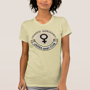 T-shirt Drôle "Membre fier du Club des moins de bébé"