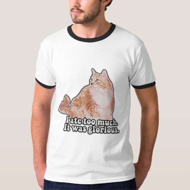 T-shirt Drôle mème de chat grincheux pour les amateurs de  (Devant)