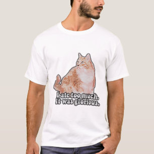 T-shirt Drôle mème de chat grincheux pour les amateurs de