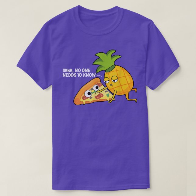 T-shirt Drôle Mème, Description Cadeaux Hawaii Pizza729 (Design devant)