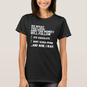 T-shirt Drôle Mens Femmes Chrétienne Prié Vent Scuba Divi