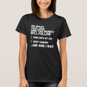 T-shirt Drôle Mens Filles Chrétienne Prié Vint Camping