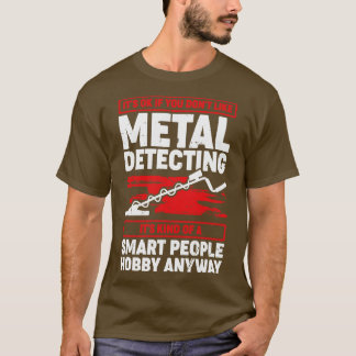T-shirt Drôle Metal Détection Detectorist Cadeau