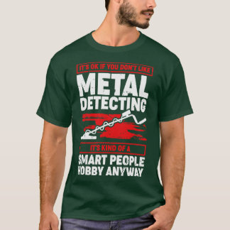 T-shirt Drôle Metal Détection Detectorist Cadeau