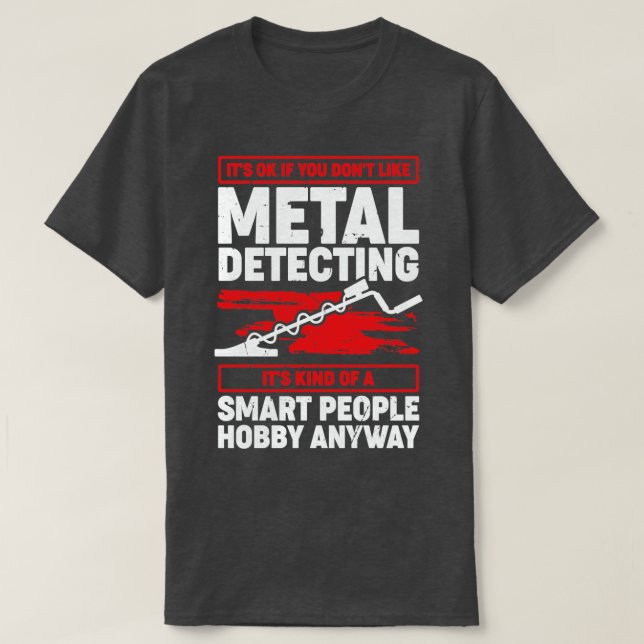 T-shirt Drôle Metal Détection Détectorist Don 1 (Design devant)