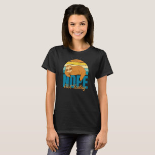 T-shirt Drôle mignon Amateurs De Fente Lazy Non Pas Aujou