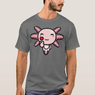 T-shirt drôle mignon amour axolotl