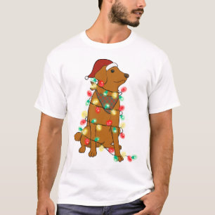T-shirt Drôle mignon chien de Noël