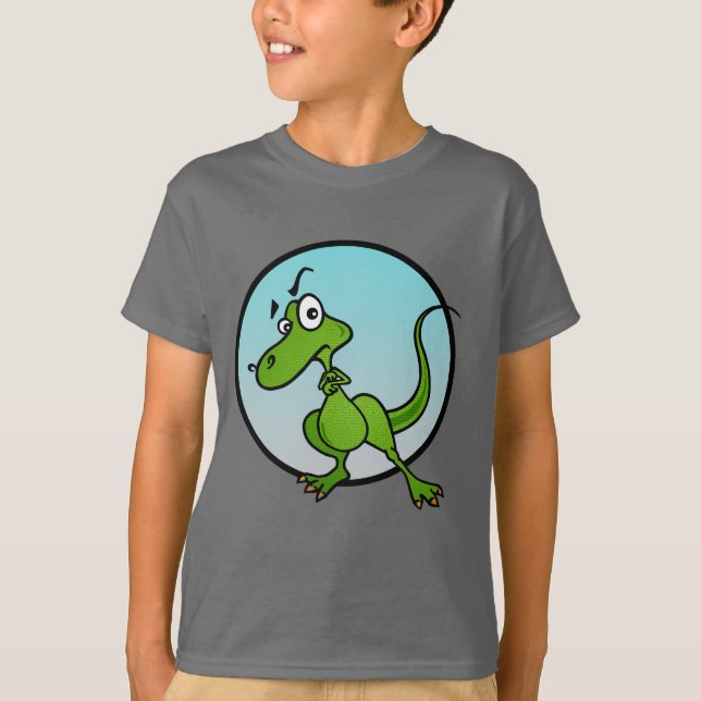 T-SHIRT DRÔLE MIGNON DE GRAPHIQUE DE DINOSAURE (Devant)