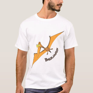 T-shirt Drôle mignon dessin animé de pterodactyle volant o