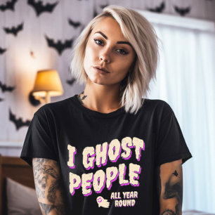 T-shirt Drôle mignon Ghost People Halloween