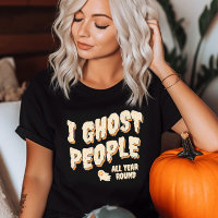 Drôle mignon Ghost People Halloween Orange