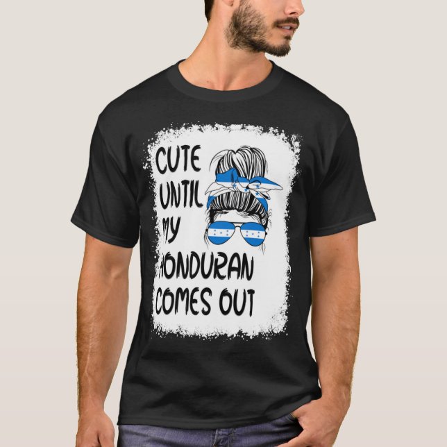 T-shirt Drôle Mignon Jusqu'À Ce Que Mon Honduras Sorte (Devant)