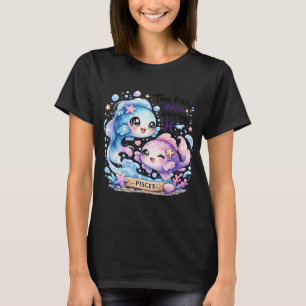 T-shirt Drôle Mignon Poissons Deux Poissons Grands Yeux Ka