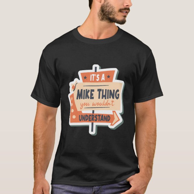 T-shirt Drôle Mike (Devant)