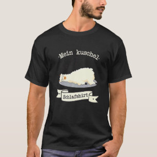 T-shirt Drôle Mon Alpaca Lama Câlin Endormi