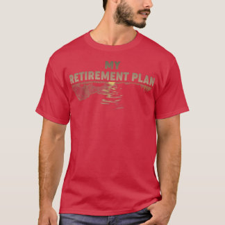 T-shirt Drôle Mon Plan De Retraite Guitariste Musique Guit