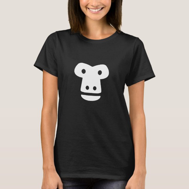 T-shirt Drôle Monkey Gorilla Visage Pour Trick Et Treat (Devant)