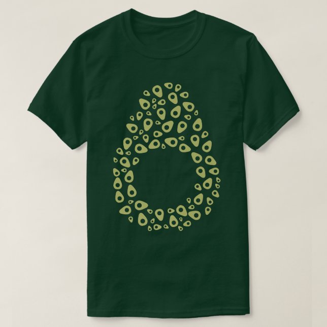 T-shirt Drôle motif d'Avocado (Design devant)