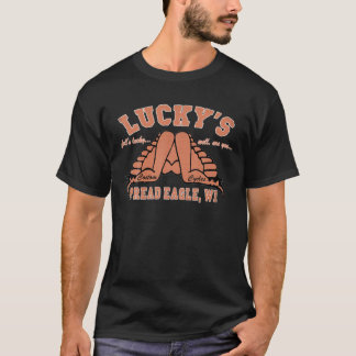 T-shirt Drôle Moto Graphic Lucky's Spread Eagle
