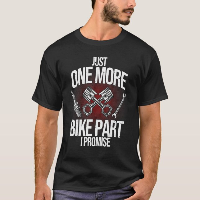 T-shirt Drôle Moto Mécanique Cadeau Hommes Cool Un De Plus (Devant)