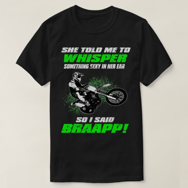 T-shirt Drôle Motocross et Supercross 2 Stoke Cadft (Design devant)