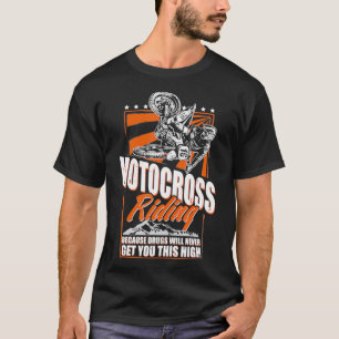T-shirt Drôle Motocross MX Dirt Bike Devis