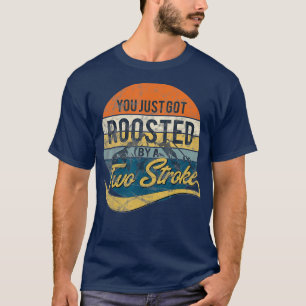 T-shirt Drôle Motocross Vous venez d'être défoncé par deux
