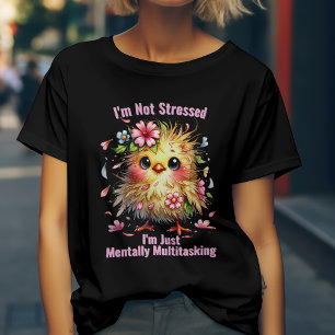 T-shirt Drôle multitâche mentalement