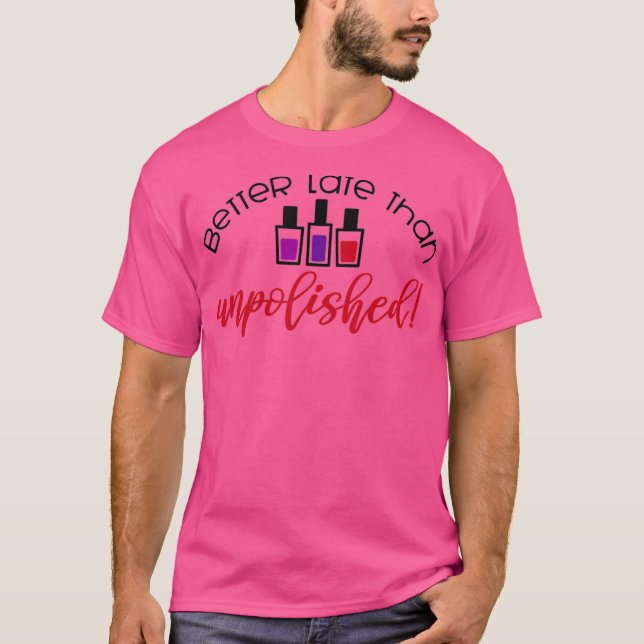 T-shirt Drôle Nail Tech Manicure Cosmetologue Diva (Devant)