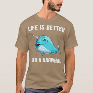 T-shirt Drôle Narwhal Sea Whale Fish Ocean 4