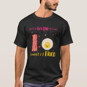 T-shirt Drôle Ne pas aller Bacon Mon Coeur Cool Bacon et O