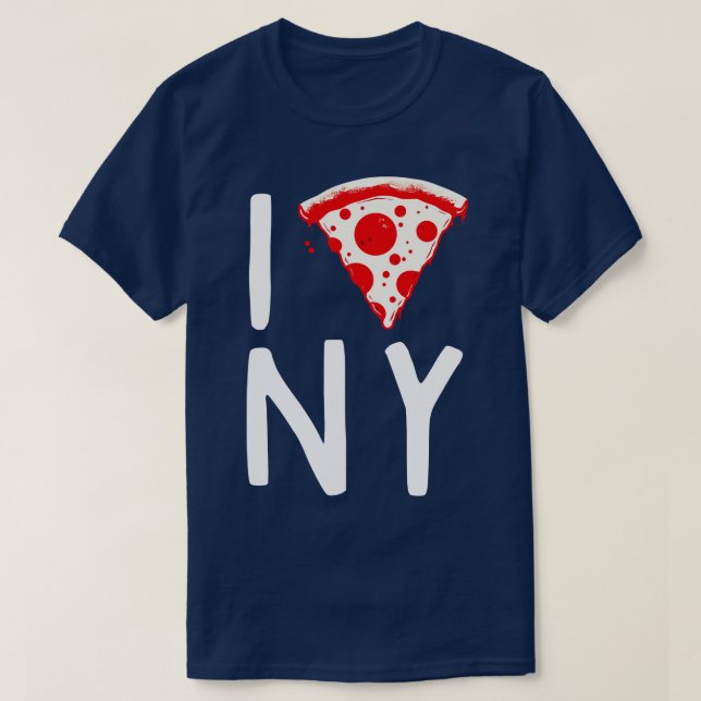 T-shirt Drôle New York Pizza Cadeaux Hommes Femmes Enfants (Design devant)