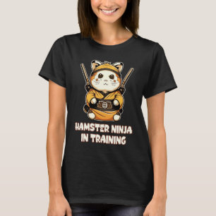 T-shirt Drôle Ninja Hamster en Formation