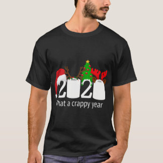 T-shirt Drôle Noël 2020 Quarantine Nouvel An Eve laid