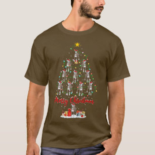 T-shirt Drôle Noël Correspondant Père Noël Italien Greyhou