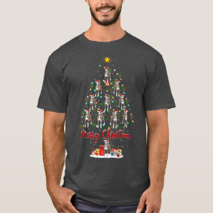 T-shirt Drôle Noël Correspondant Père Noël Italien Greyhou