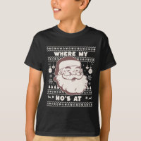 Drôle Noël mignon Père Noël Ho Ho Design Ug