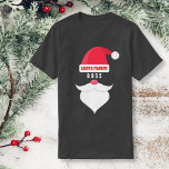 T-shirt Drôle Noël Père Noël Favori Boss Personnalisé<br><div class="desc">Dites à tous ceux qui sont les favoris de Père Noël. La chemise comporte un Casquette du Père Noël, une moustache, une barbe et un texte qui dit "Père Noël Favorite" Boss - ou vous pouvez remplir le blanc. . . . Infirmière, oncle, papa, tante, maman, ingénieur, Amoureux des chiens,...</div>