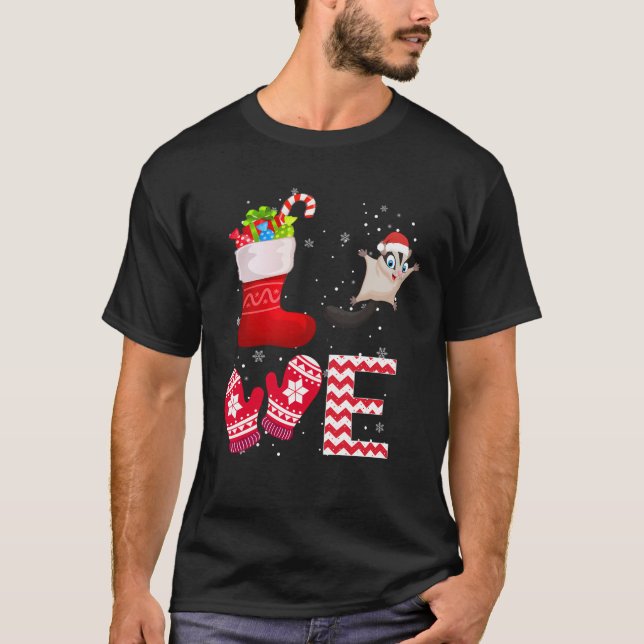 T-shirt Drôle Noël Plider sucre Lover cadeaux sucre Gli (Devant)