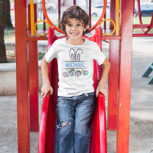 T-shirt Drôle Nom lapin de Pâques Personnalisé